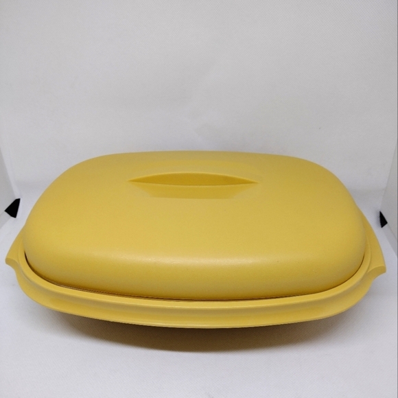 Vintage Tupperware Harvest‎ Gold Microwave Vegetable Steamer - Picture 6 of 13